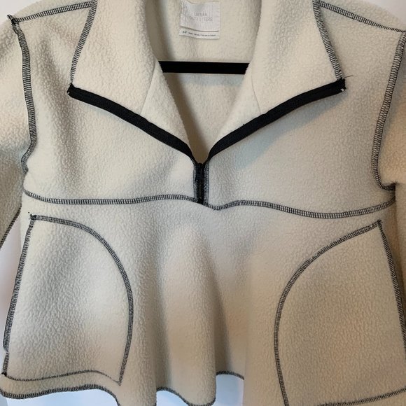 Urban Outfitters Posie Fleece Half-Zip Sweatshirt size S - Picture 5 of 6